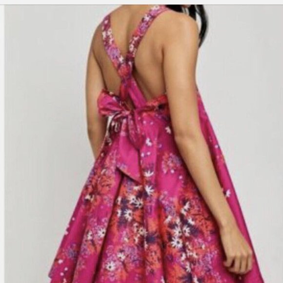Free People Fuschia Floral Dress - Picture 3 of 5